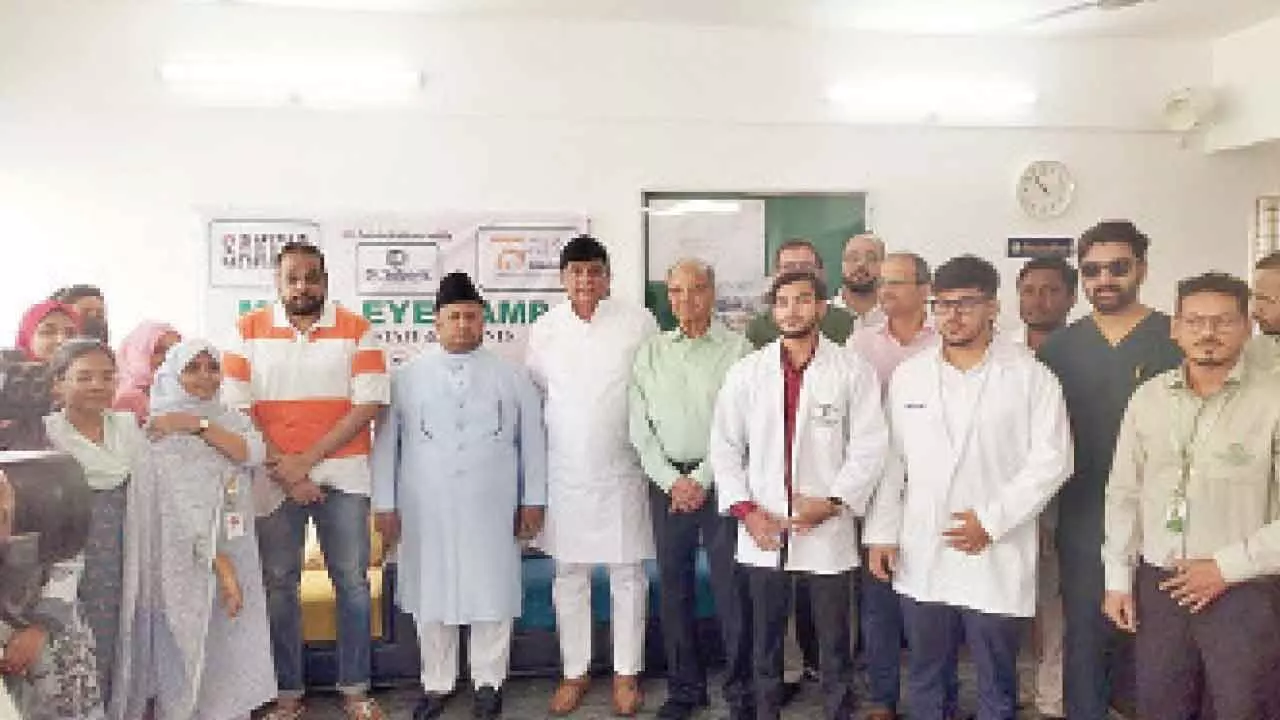 Free Eye Camp Organized at School in Hyderabad’s Old City