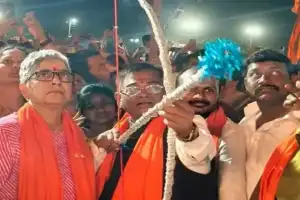 Grand Celebrations Mark Dasara Festival in Mancherial