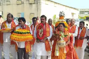 Grand Celebrations Mark Vasavi Mata Shobha Yatra During Sharad Navaratri