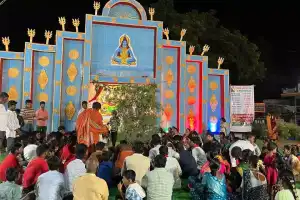 Grand Durga Mata and Dasara Festivities Held in Palem