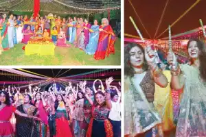 Hyderabad Grooves to Uyyalo Songs, Dances and Twirls to Garba Beats