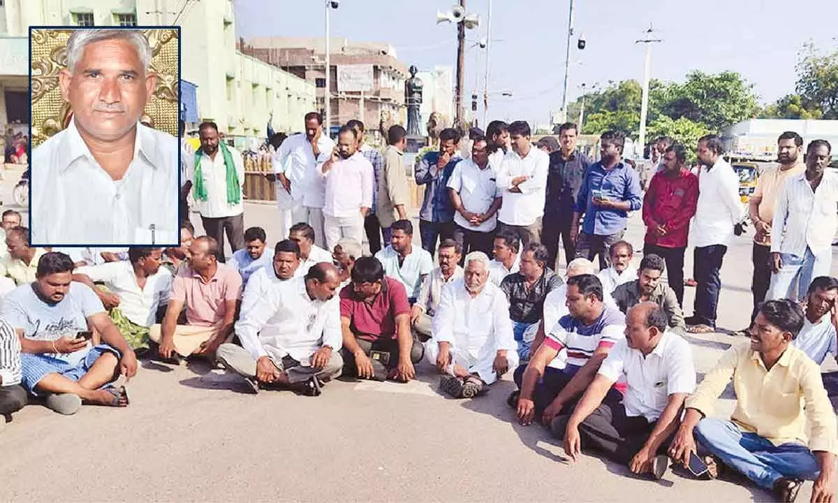 Jeevan Reddy Sparks Controversy with Protest Over Close Aide’s Murder