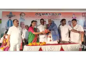Key Leaders Attend Oath-Taking Ceremony of Jogulamba Bala Brahmeswara Temple Committee.