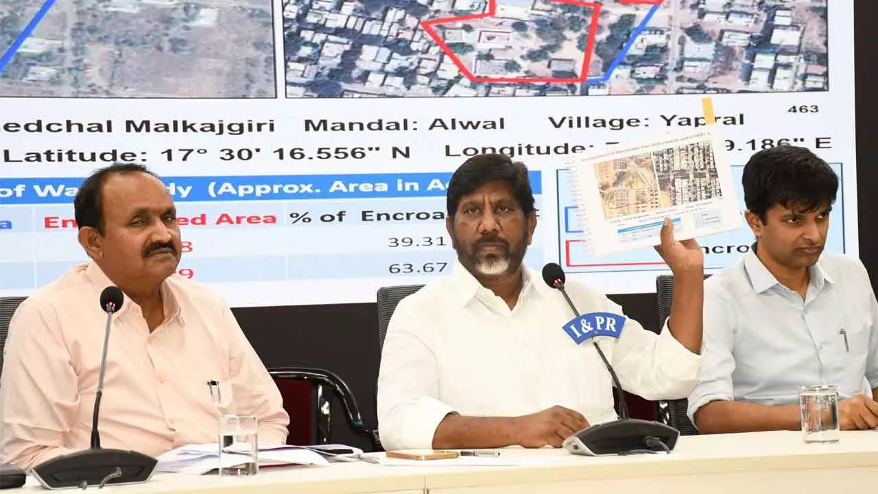 “Land Grabs Devoured Over 170 Lakes Under BRS Rule: Bhatti”