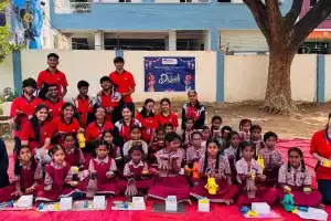 Meru International School Spreads Diwali Cheer with MPPS Tellapur and MPPS Chandanagar Celebrations