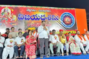MLA Yennam Takes Part in Shobha Yatra