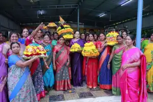 MP and MLAs Take Part in Lively Bathukamma Celebrations.