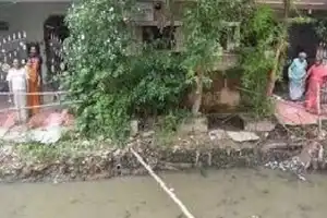 Nala Linking Pedda Cheruvu and Kotta Cheruvu Reduced to a Drain