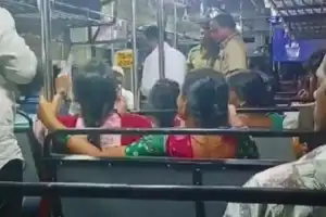 Passengers Challenge RTC Officials Over Late-Night Aadhaar Verification in Nalgonda