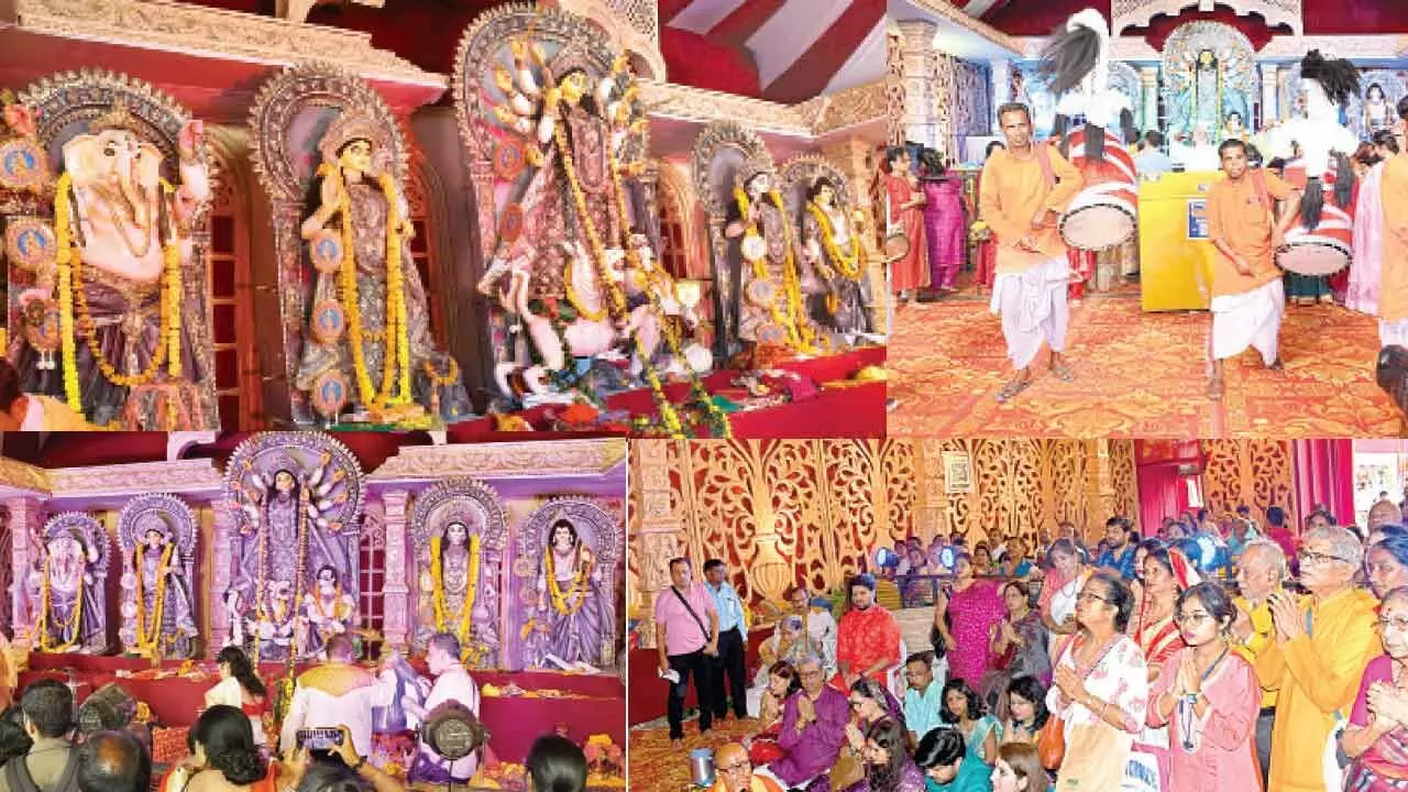 Puja Pandal Highlights: Rhythms of Dhaki Drums to Echo Across the City