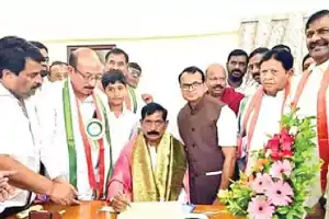 Raja Reddy Takes Office as Library Chairman