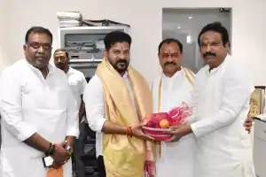 Secunderabad Cantonment MLA Ganesh extends congratulations to CM Revanth Reddy and TPCC President