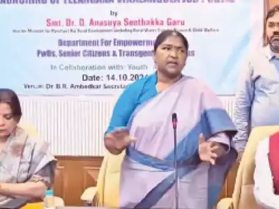 Seethakka Unveils Job Portal for Differently-Abled in Telangana
