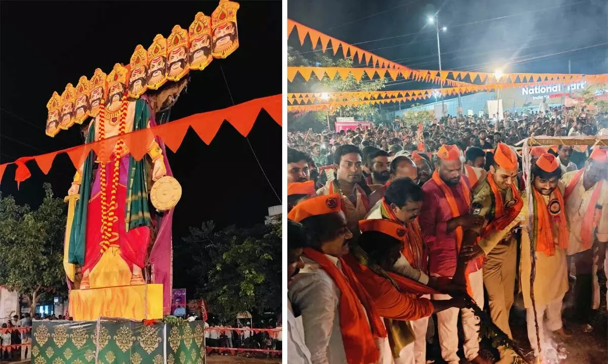 SP Took Part in Shastra Puja Ceremony