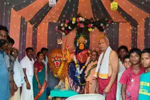 Sri Mata Youth Organizes Special Durga Puja for Navaratri Celebrations