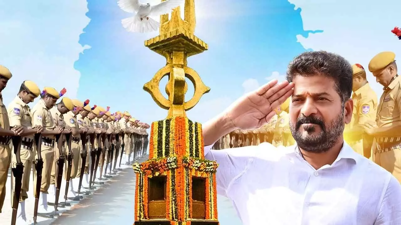 Telangana CM Revanth Reddy Honors Fallen Officers on Police Martyrs’ Remembrance Day