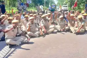 TSSP Officers Hold Protest