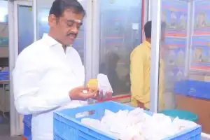 Vemulawada Temple EO Reviews Laddu Preparations