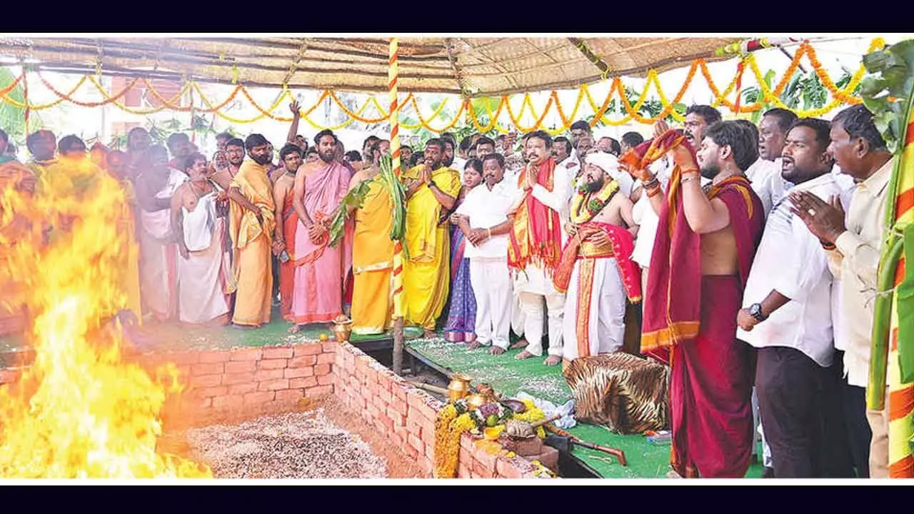300 Priests Perform Prayers for CM Revanth’s Long Life on His Birthday