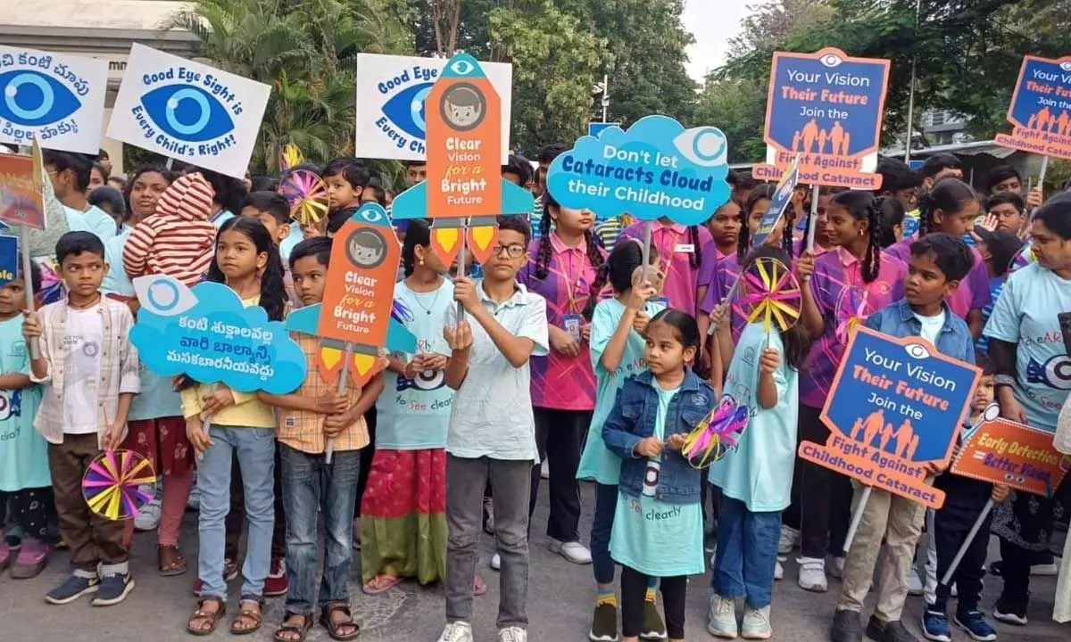 Awareness Walk Highlights Importance of Childhood Cataract Detection