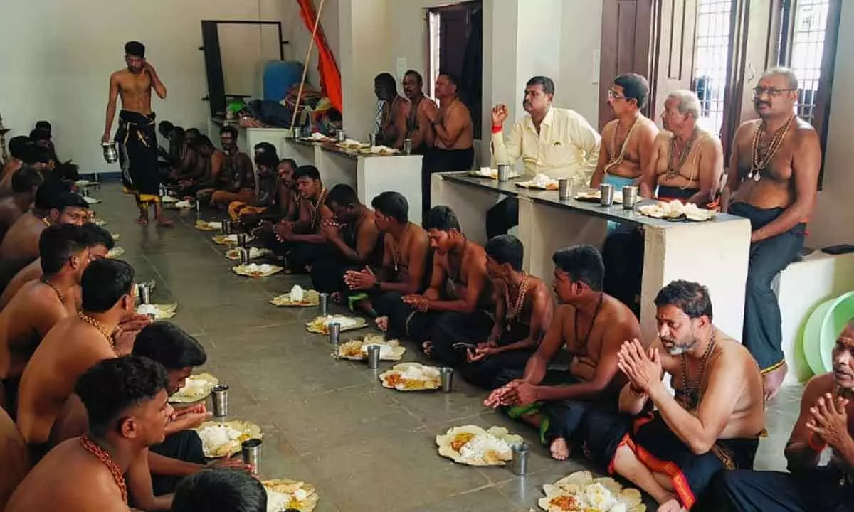 Ayyappa Swamy Mala Dharana Ceremony Commences