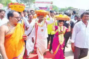 Celestial Wedding of Lakshmi Narasimha Swamy Held