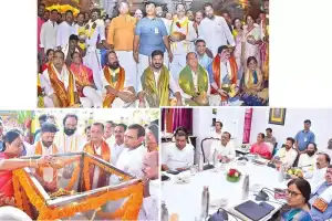 CM Revanth Unveils Yadagirigutta Temple Board and Cow Protection Policy