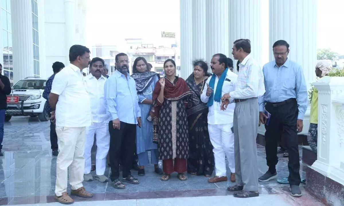 DC Conducts Inspection of Kaloji Cultural Complex