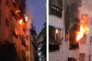 Fire Erupts at Manikonda Apartment, No Casualties Reported