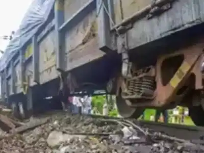 Freight Train Derails in Peddapalli District, Causing Track Damage and Service Disruptions