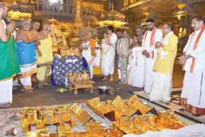 Gold Plating Process Commences at Yadagirigutta