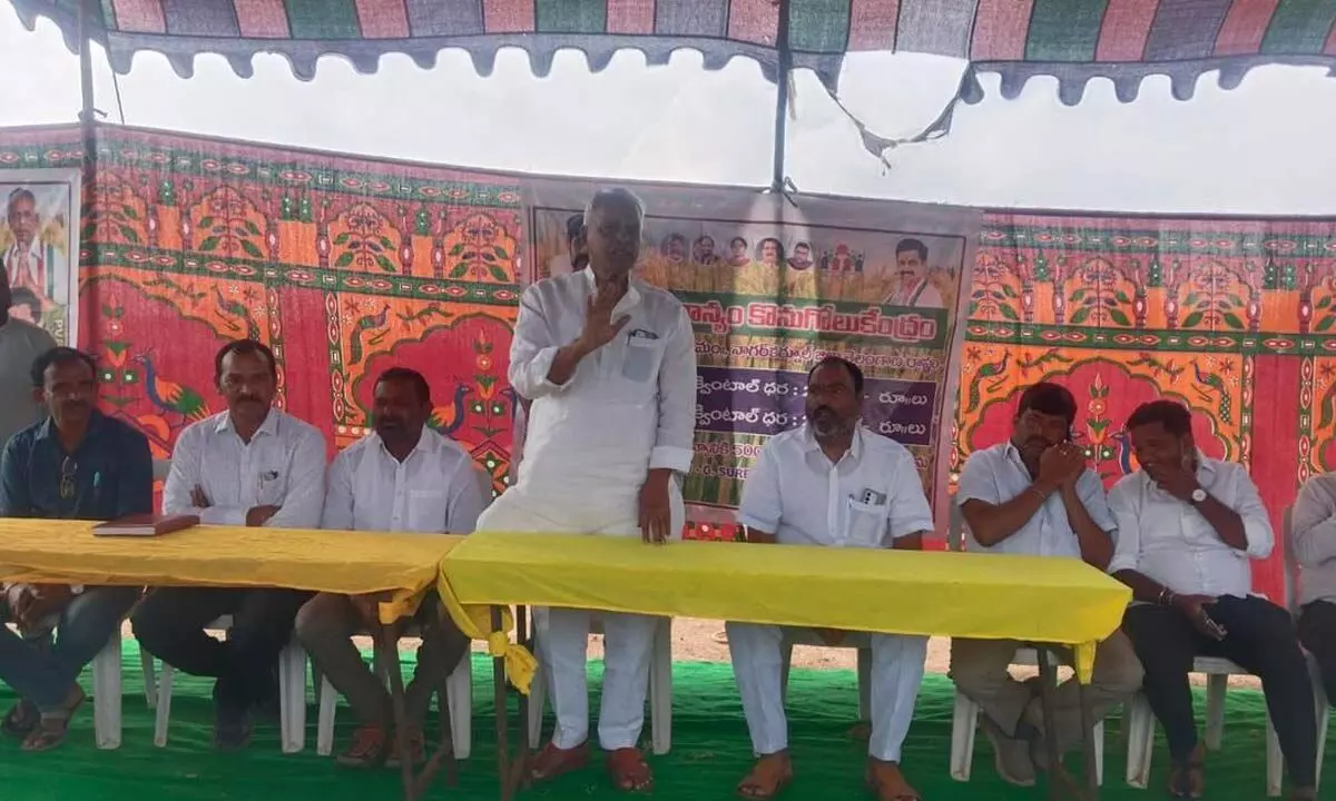 Government to Purchase All Grain Produced by Farmers, Says MLC Kuchukulla Damodar Reddy