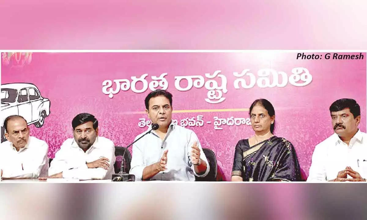 Govt seizing farmers’ lands to benefit CM’s relative’s company: KTR