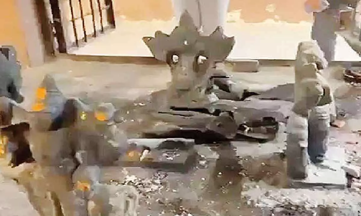 Hindu Organizations Announce Bandh Today to Protest Vandalism at Shamshabad Temple