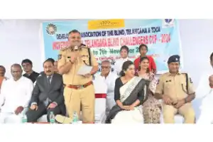 Howzat! DGP Inaugurates Blind Cricket Tournament with Eight Teams Participating