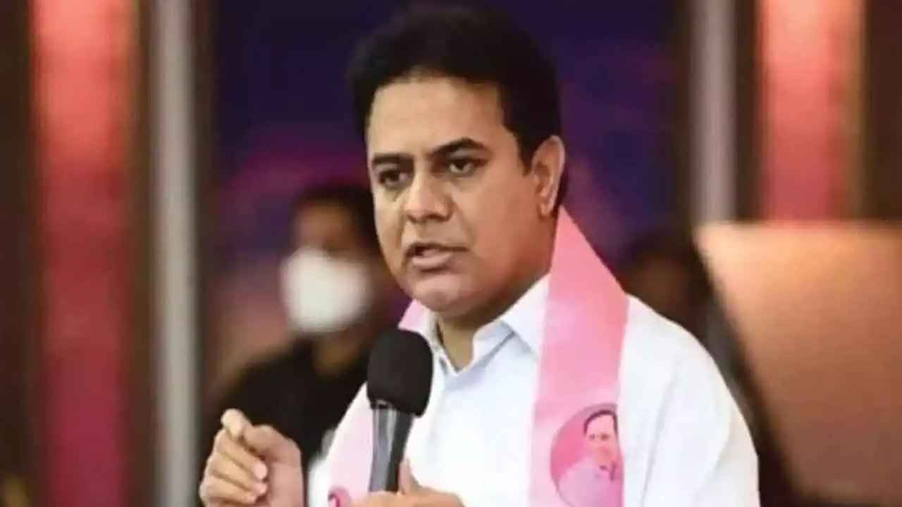 KT Rama Rao Criticizes Congress for Shifting Stance on Adani Group Monopoly