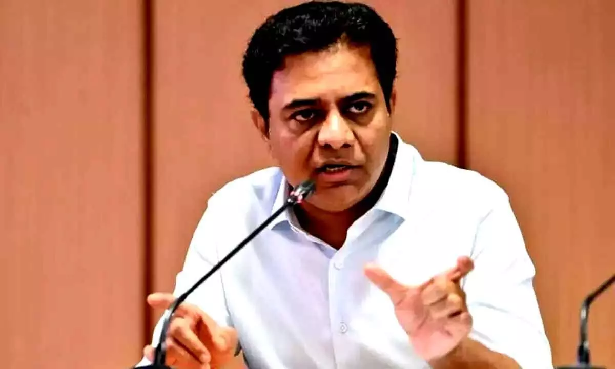 KTR Visits Delhi to Address Tender Irregularity Allegations