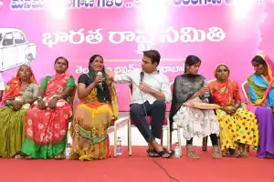 Lagacharla Tribal Women Appeal for KTR’s Support