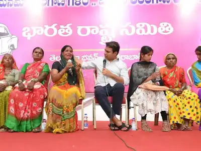 Lagacharla Tribal Women Appeal for KTR’s Support