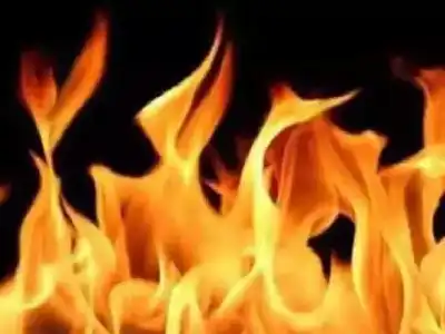 Massive Fire in Hyderabad Destroys 8 Bikes