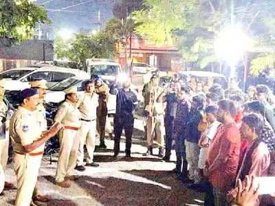 Midnight Operation Chabutra carried out in Nalgonda town by DSP Sivarama