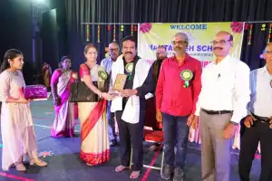 MLA Ganesh Emphasizes Skills and Sports at Mamata High School Anniversary