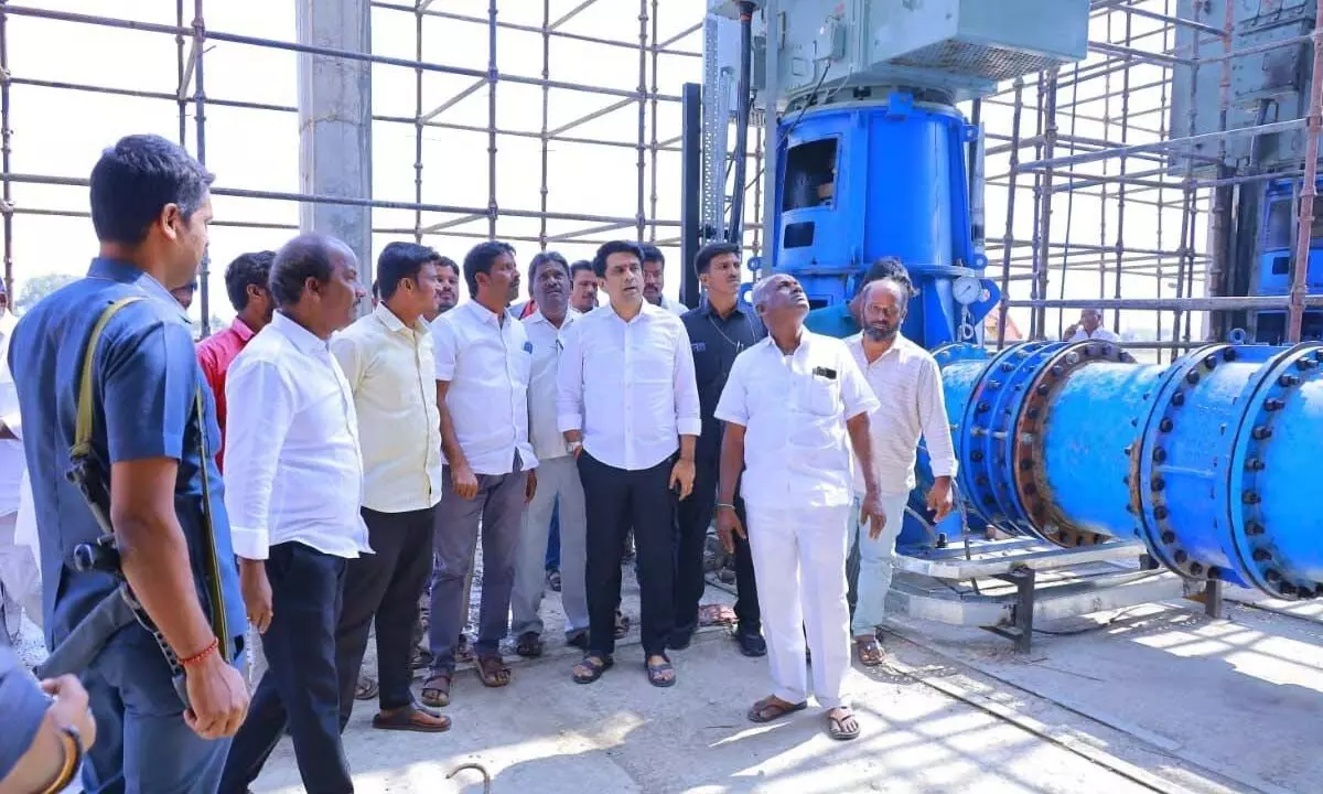 MLA Rajesh reviews Markandeya LIP project progress