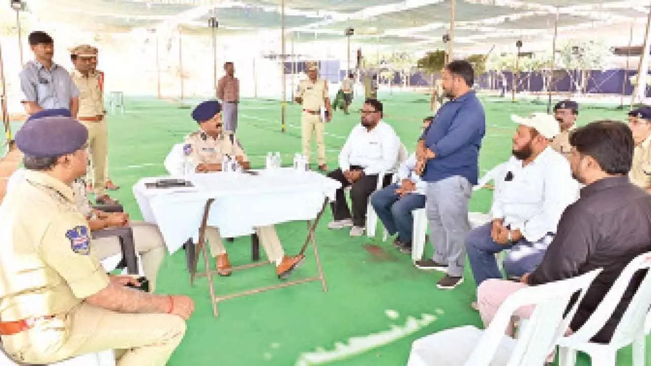 Rachakonda Police Commissioner Reviews Preparations for Jamaat-e-Islami Hind National Meet