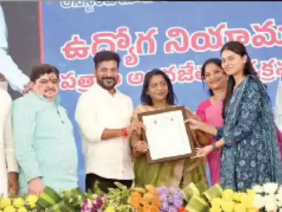 Revanth Hits Back at BRS, Claims Only Four Members of KCR’s Family Lost Jobs
