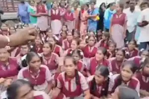 RR District Gurukul Students Stage Highway Blockade