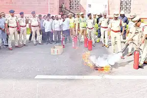 Secretariat Conducts Fire Safety Drill