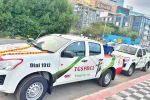 TGSPDCL Rolls Out 101 ERT Vehicles