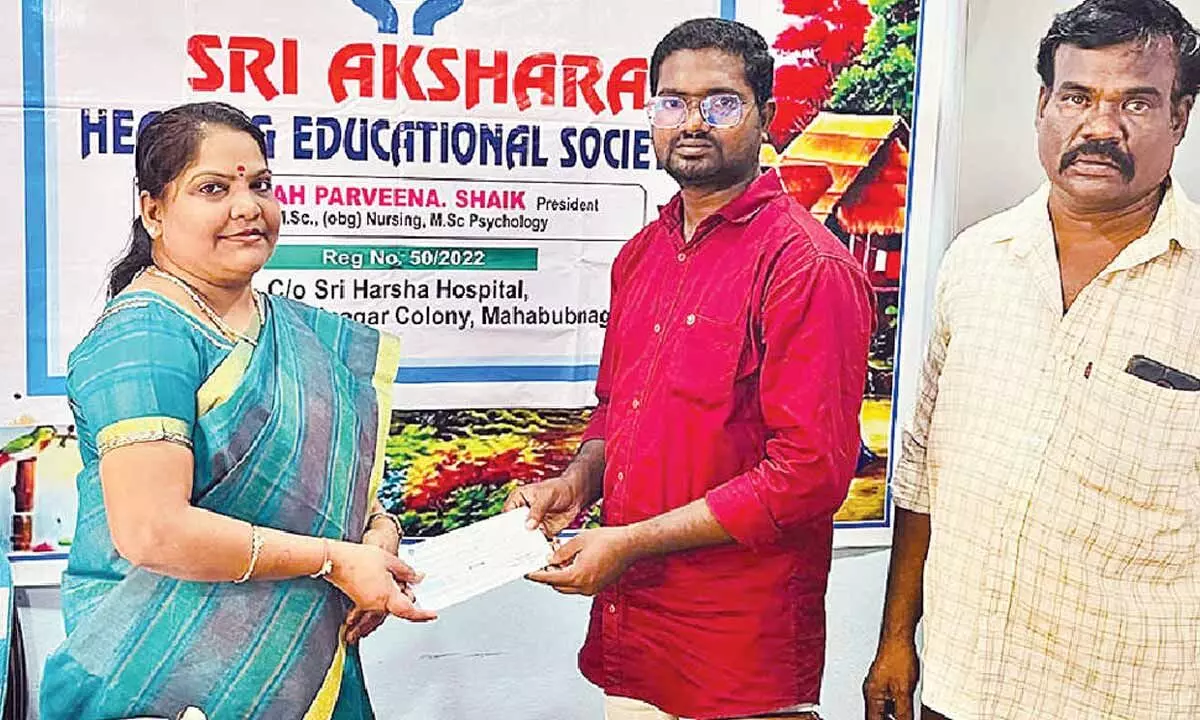 Underprivileged Dalit Student Receives Financial Assistance