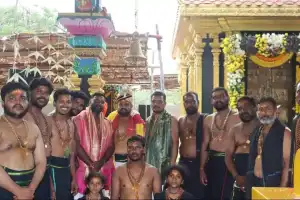 18th Mahapadi Puja celebrated grandly at Shamshabad Ayyappa Temple